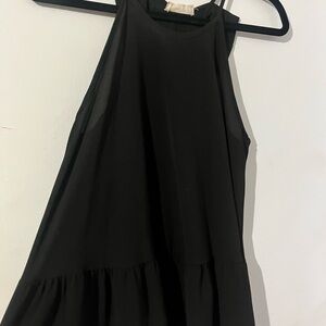 Altr’d State Black Spaghetti Strap Tank with Adorable Bow